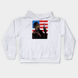 Black Panther Party Afro American Kids Hoodie